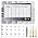 1020 Pcs Micro Screws Assortment Kit, M1-M2.5 Metric Machine Screws and Nuts, 304 Stainless Steel Phillips Pan Head Tiny Small Screws with Tools for Electronics,Arduino,RC Models,DIY Projects