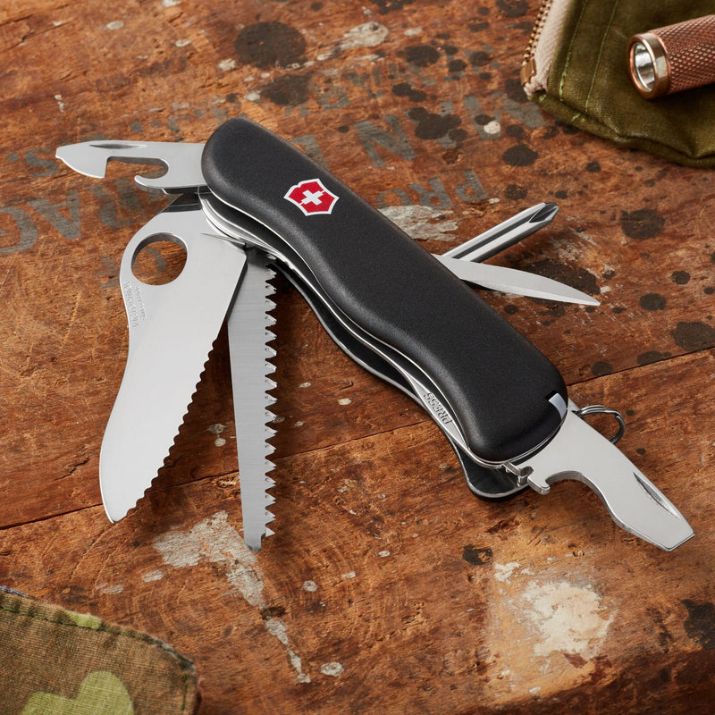 Victorinox Swiss Army One-Hand Trekker Multi-Tool Pocket Knife Black