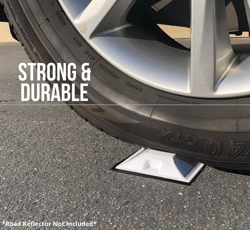 Adhesive Sticky Pads For Road Reflectors | Pack of 10 | 4 by 4 inch Butyl Pads | Sticks to Street, Pavement and Asphalt | Industrial Grade Glue for Reflector Markers (Reflectors Sold Separately)