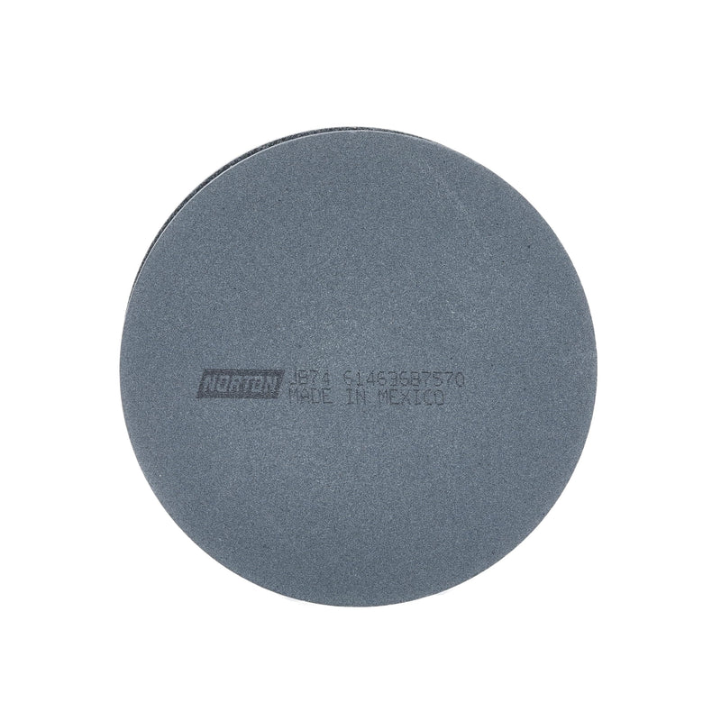 Norton Crystolon Abrasive Machine Knife Stone, Silicon Carbide, 4" Diameter x 1-1/2" Thickness, Grit Coarse/Fine (Pack of 1)