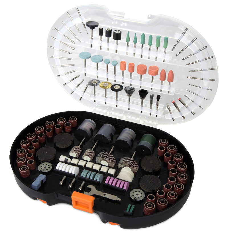 WEN 23072 Variable Speed Lithium-Ion Cordless Rotary Tool Kit (7.2V) and 327-Piece Rotary Tool Accessory Kit