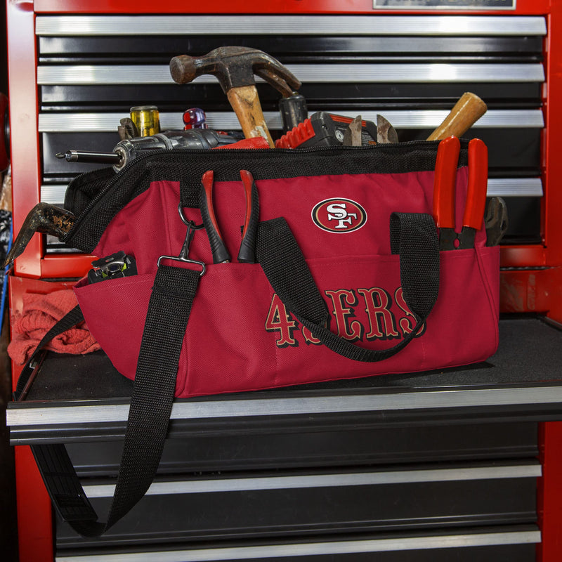 FOCO NFL unisex-adult NFL Team Logo Tool Bag San Francisco 49ers One Size Team Color