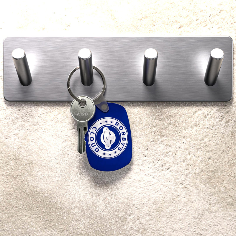 Liftmaster Access Door Replacement Key - K80-50295 Liftmaster Key for Commercial Gate Operator - Also Known as: Q118 with Robby's Cloud Keychain (4 Pack) K80-50295 Key 4-Pack