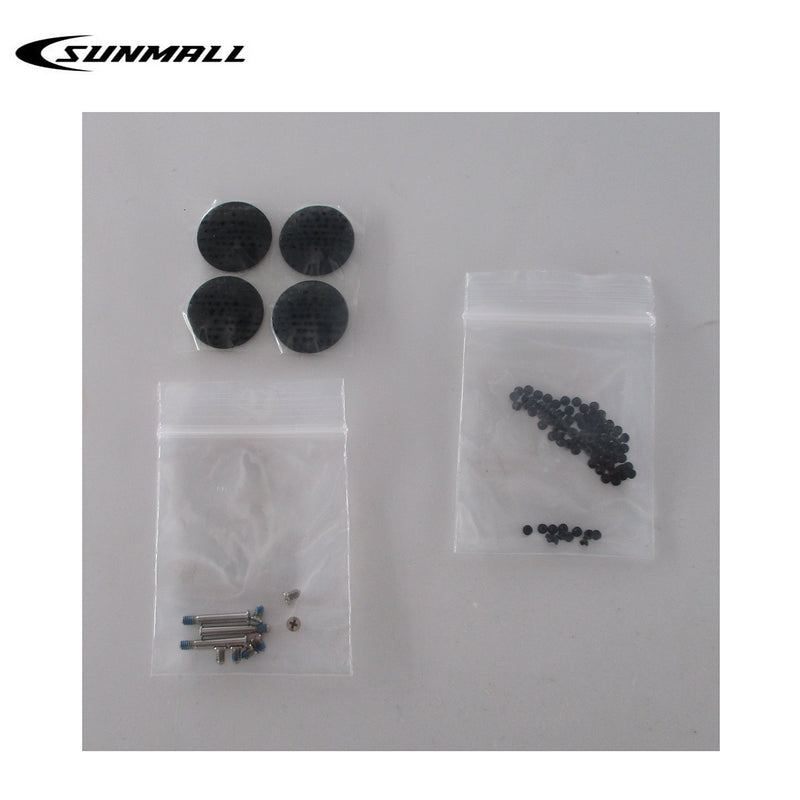 Replacement Screws Compatible with MacBook Pro Unibody - A1278/A1286/A1297, 4pcs Rubber Feet + 10pcs Bottom Case Repair + 100pcs Keyboard Screws
