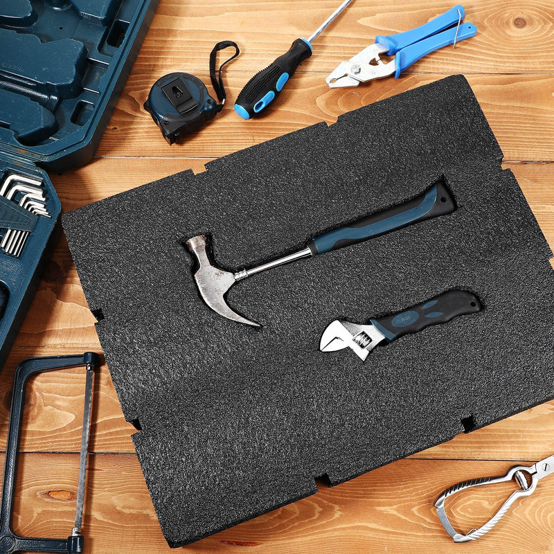 Frienda 2 Pcs Compatible with 48-22-8452 Foam Inserts for Drawer Foam Custom Tool Box Inserts Compatible with Milwaukee 48-22-8442 Drawer Accessories(16.14 x 12.6 x 2.36 Inch)