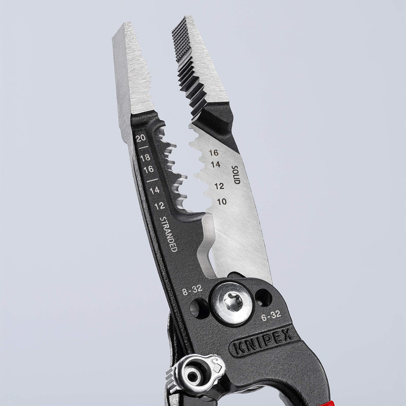 KNIPEX Tools 13 71 8 Forged Wire Stripper, 8-Inch 8 inches (Pack of 1) Standard Grip