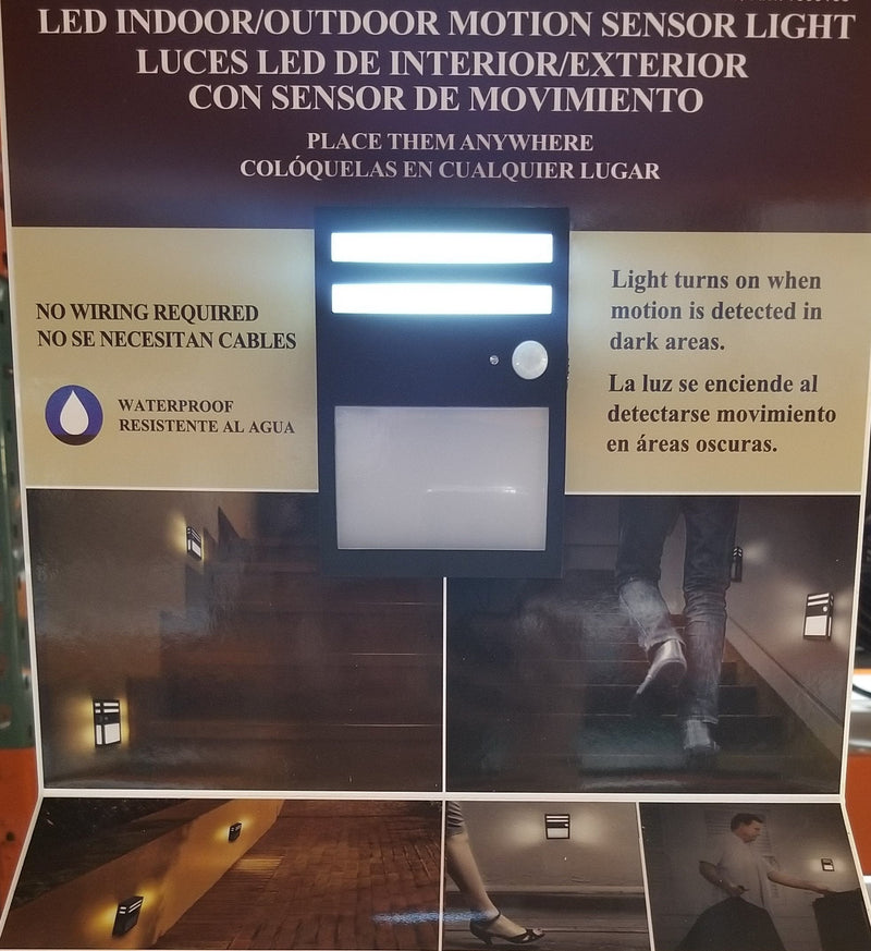 Motion Sensor LED Indoor/Outdoor Lights (Pack of 3)