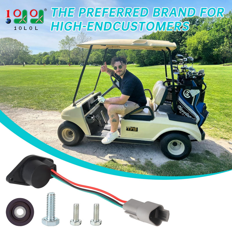 10L0L Golf Cart Speed Sensor for Club Car DS & Precedent 2004-Up (ADC Motor) - High-Speed Magnet IQ Sensor OEM 102704901, 102265601