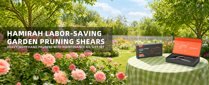 Heavy‑Duty Ratchet Pruning Shears,Hand Secateurs for Garden Work