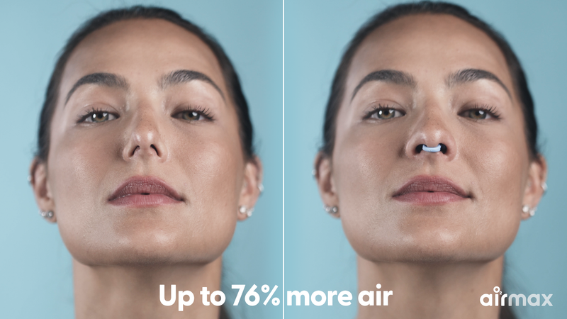 Air Max Nasal Dilators Trial Pack Small & Medium, 76% More Airflow
