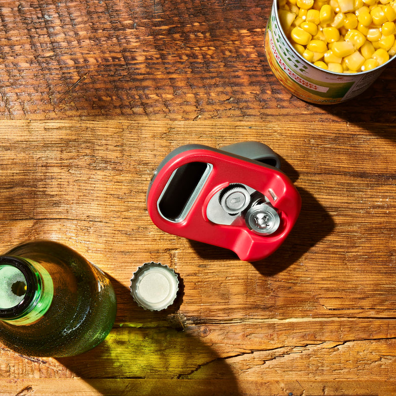 OXO Outdoor Kitchen Compact Can Opener with Built-In Bottle Opener