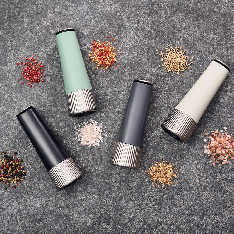 ZWILLING Spices Upside-Down Manual Spice Mill, Sage Green