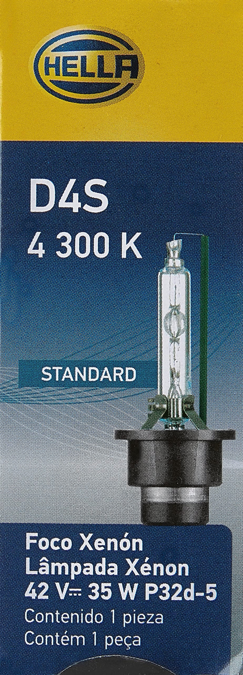 HELLA D4S 4300 K Xenon Standard Bulb (42V, 35W)