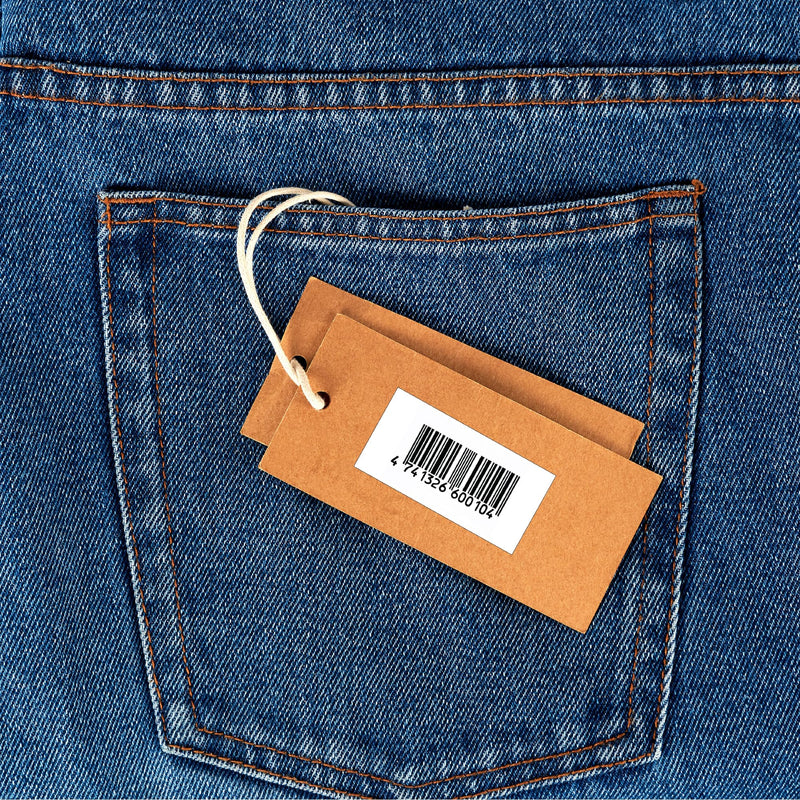 Premium Label Supply White Sticker Barcode Labels – 2" x 1" – Laser/Inkjet Compatible – (40 per Sheet), 25 Sheets – 1000 Total Adhesive Labels 1000 Labels
