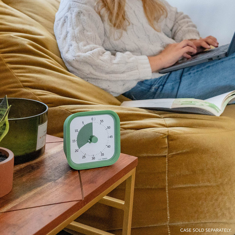 TIME TIMER Home MOD - 60 Minute Kids Visual Timer Home Edition - for Homeschool Supplies Study Tool, Timer for Kids Desk, Office Desk and Meetings with Silent Operation (Fern Green) Fern Green