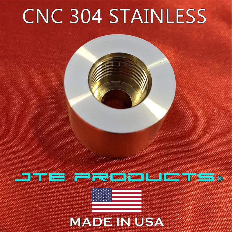 14MMEGT - 14mm x 1.50 Shrouded EGT sensor repair fitting/weld bung - CNC 304 Stainless - fits GM Duramax Diesels - Made in USA