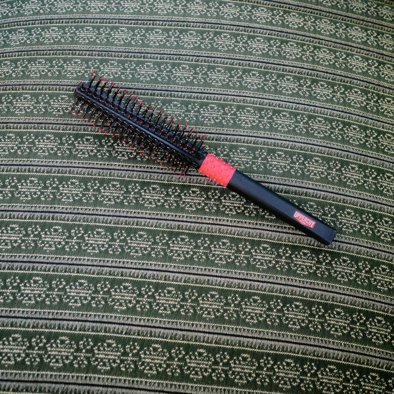 Uppercut Deluxe Quiff Roller Hair Styling Brush | Volumising Hair Brush to Lift and Create Quiff Styles. Spaced Ball Tipped Bristles Prevent Pulling. For Smooth Styling.