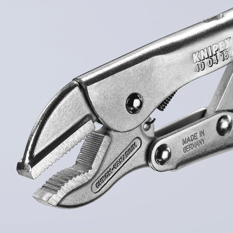 KNIPEX Tools 4004180 Locking Pliers with Universal Jaws, 7 Inch