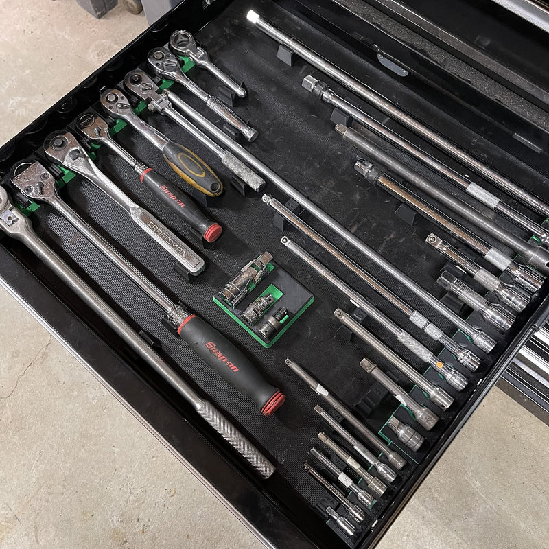 MagAttach Ratchet Organizer Kit (3 Piece Set, Red/Black) 3 Piece Set