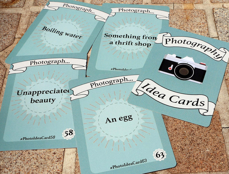 Insprinity Photography Idea Cards Original Deck - Unique Themes & Challenges for Photographers & Camera Lovers, Beginners & Pros, Men & Women - Cool Photography Accessory