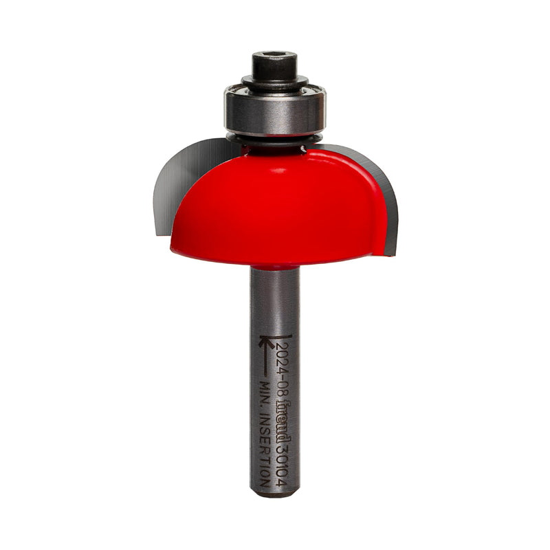 Freud 30-104: 3/8" Radius Cove Bit with 1/4" Shank