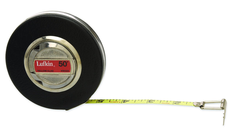 Crescent Lufkin 3/8" x 100' Banner Yellow Clad Tape Measure - HW226
