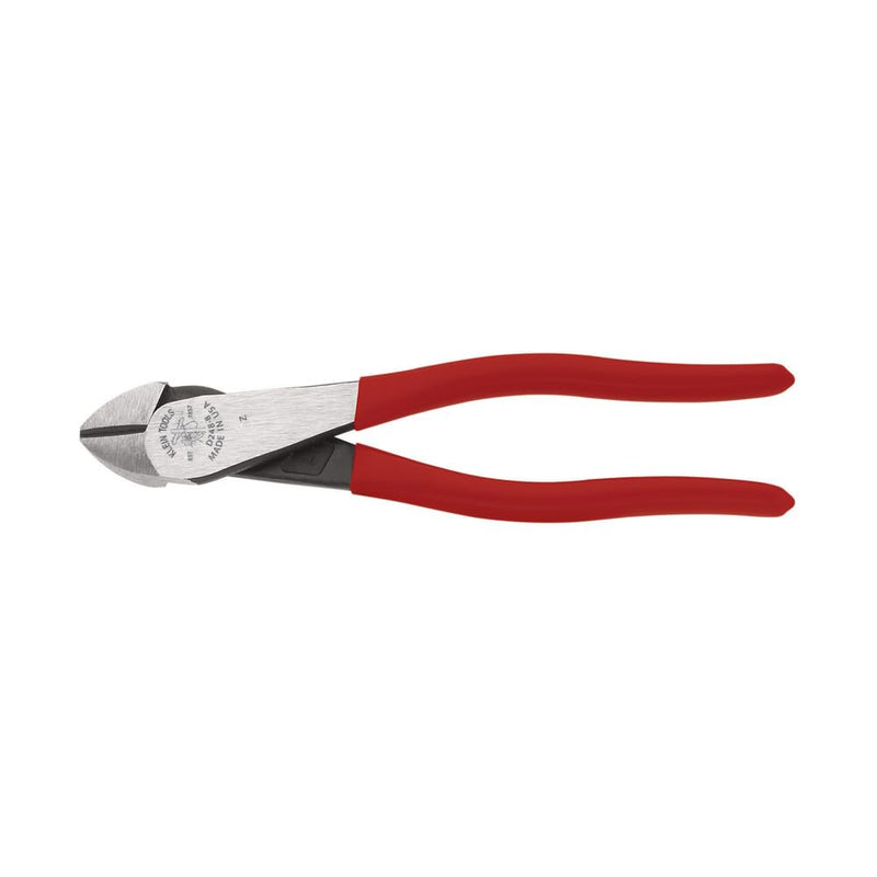 Klein Tools D248-8 Pliers, Made in USA, Diagonal Cutting Multi-Purpose Pliers with Angled Head, High-Leverage Design, and Short Jaw, 8-Inch 8 inch (D248-8)