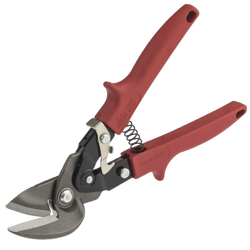 Malco M2006 Max2000® 10 inch Offset Aviation Snips | 18ga. Capacity | Offset Sheet Metal Snips | Offset Tin Snips | Metal Shears (Offset - Cuts Left, Straight & 5in Dia. Circles)