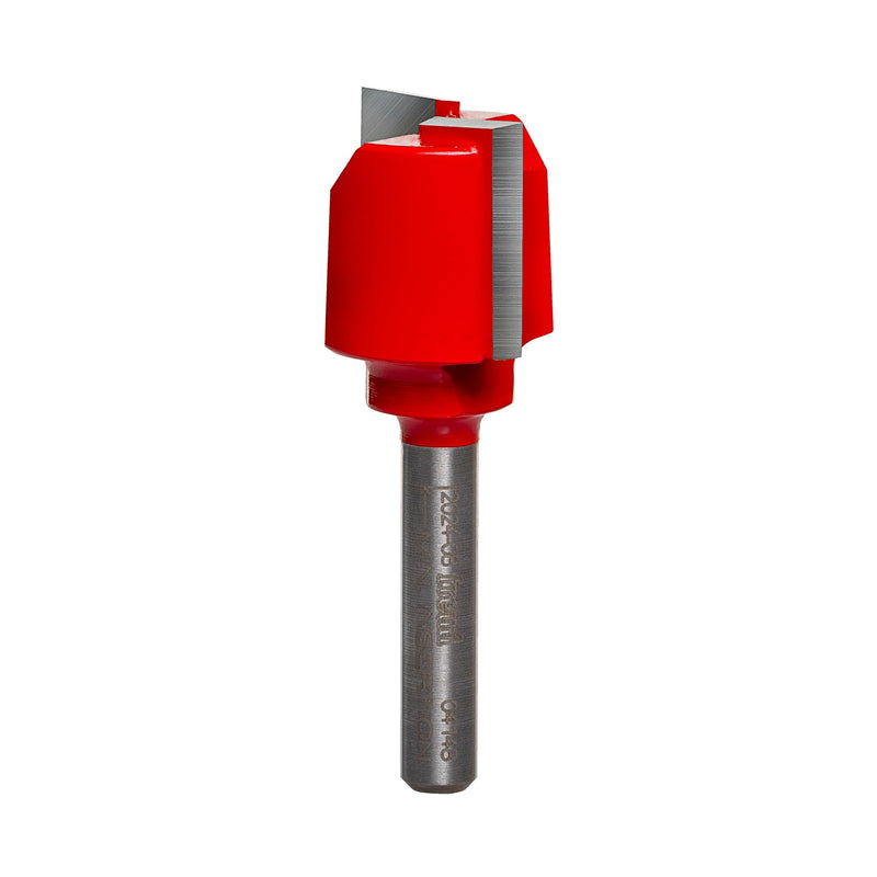 Freud Double Flute Straight Bit with Tico Hi-Density Carbide for Maximum Performance - 7/8" Diameter, 1/4" Shank Dia., 3/4" Height, 2" Length - 04-148