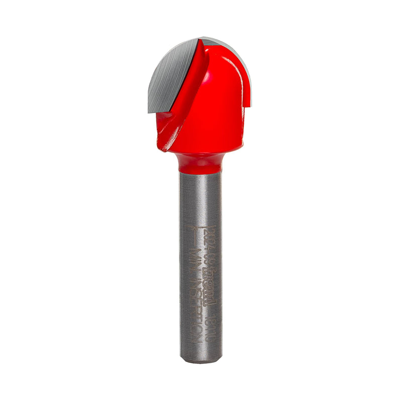 Freud 18-110: 5/16" Radius Round Nose Bit with 1/4" shank, 2" overall length