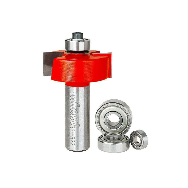Freud 32-522: 5/16", 3/8", 7/16", 1/2" Depth Rabbeting Bit with Bearings One Size