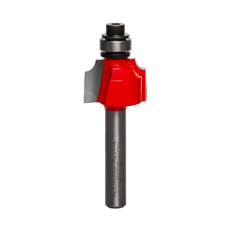 Freud 36-104: 1/8" Radius Beading Bit with 2 Cutters, 1/4" Shank
