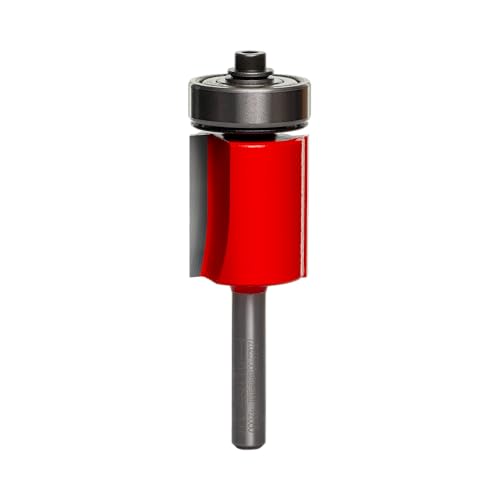 Freud 42-080: 7/8" (Dia.) Bearing Flush Trim Bit with 1/4" Shank Pack of 1 Flush Trim Router Bit 7/8-Inch Diameter With 1/4-Inch Shank 2-Flute