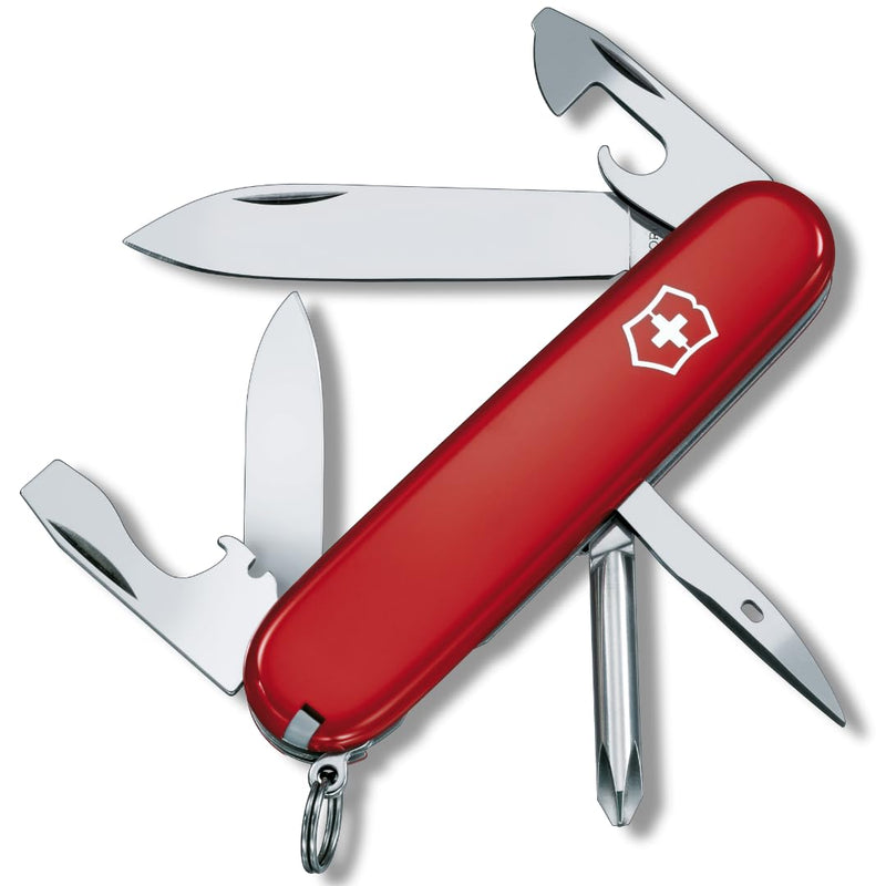 Victorinox Tinker Swiss Army Knife Multipurpose Pocketknife 12 Functions Red