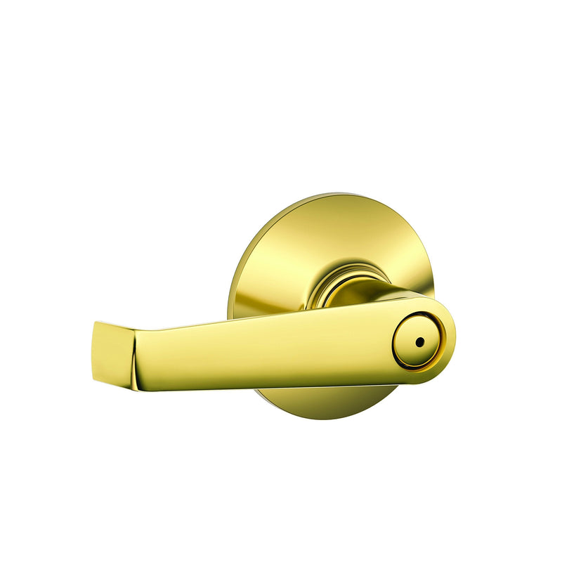 SCHLAGE F40VELA605 Elan Privacy Lever, Bright Brass