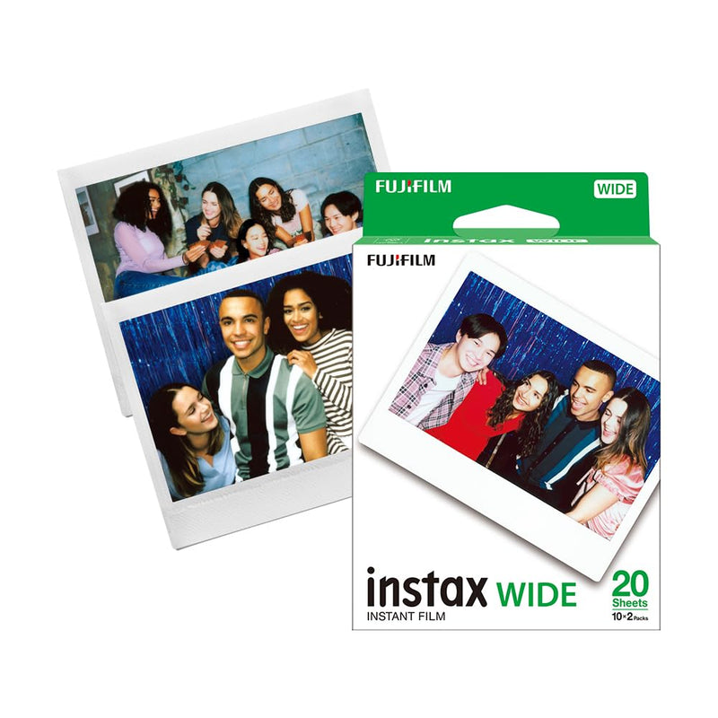 Fujifilm Instax Wide Instant Film, 2-Pack (White) White Old Packaging