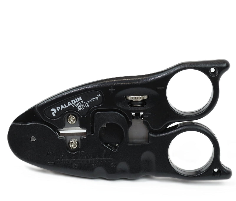 Paladin Tools PA1116 Network Cable Cutter and Wire Stripper Tool | POE Ethernet CAT3 CAT5 CAT5E CAT6 (Professional Grade)