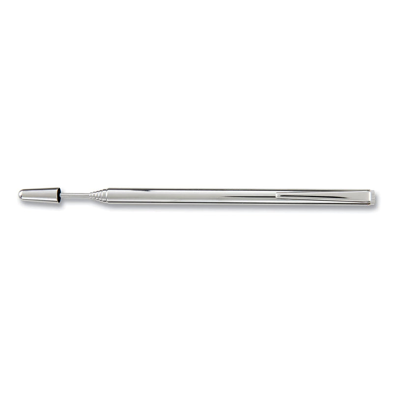Quartet Pocket Pointer, Extends to 24-1/2", for Presentations, Chrome Finish (V18001) 1 Count (Pack of 1)