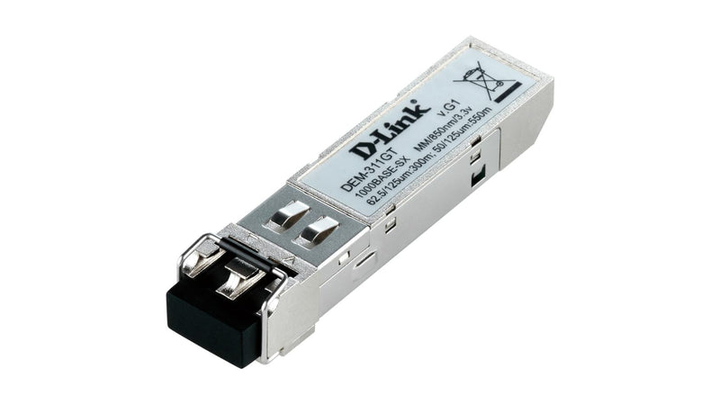 D-Link Gigabit Ethernet Optical Transceiver Multimode 1000BASE-SX SFP Module (DEM-311GT) Small Multi-Mode Transceiver Switch