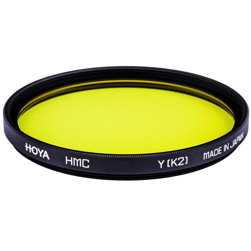 HOYA HMC K2 49mm Lens Filter (Yellow)– Tonal Enhancing Camera Filter for B&W Photography with Slim Aluminum Frame, Multi-Coated Optical Glass, Reduces Flare & Ghosting, Improves Contrast & Clarity Yellow