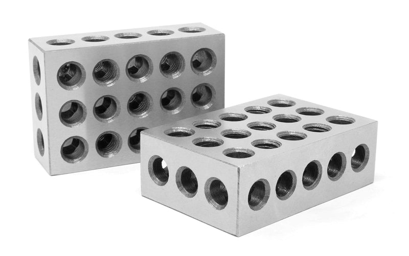 WEN 10423 3 x 2 x 1-Inch Steel-Hardened Precision 123 Blocks, Two Pack 1 x 2 x 3 in