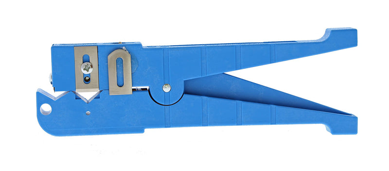 IDEAL Industries, Inc. 45-164 Ringer Adjustable Blade Cable Stripper, Cable Stripping Tool for 1/4 in. - 9/16 in. O.D. Cable, Blue, 1 Stripper 1/4" - 9/16" Cables