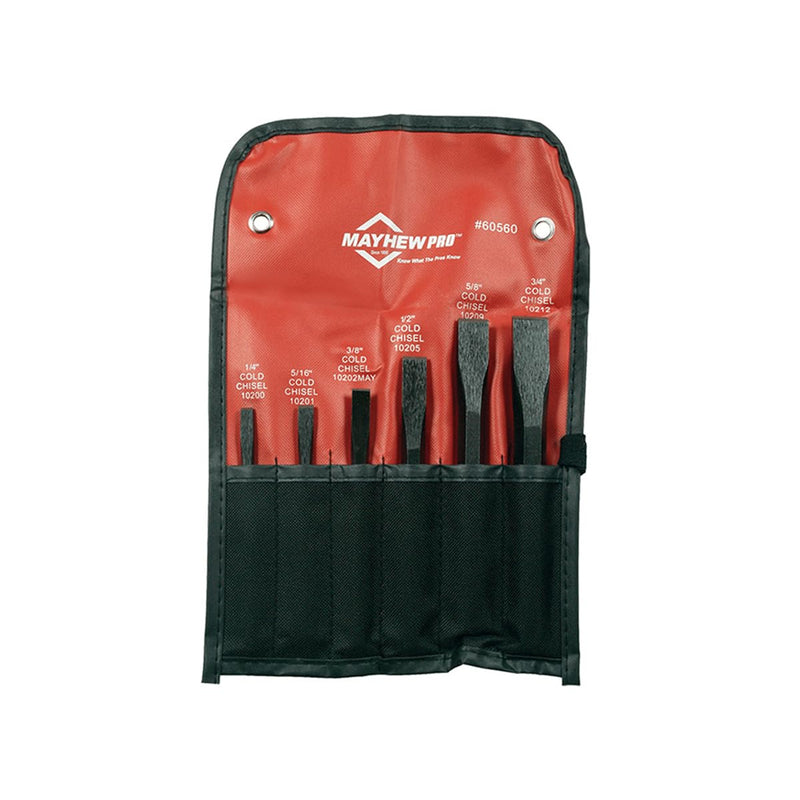 Mayhew Pro 60560 Cold Chisel Kit, 6-Piece