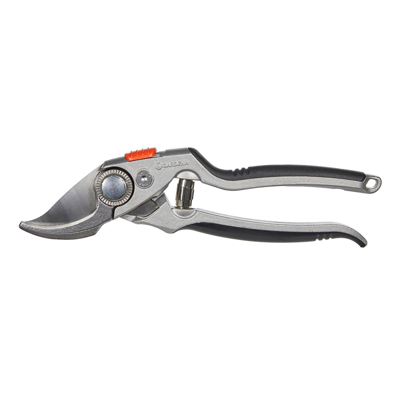(8702) Aluminium Secateurs: Premium Bypass Pruner for Thicker Twigs and Branches, Robust Aluminium Handles, Replaceable Blade, Max. Cutting Diameter 1"