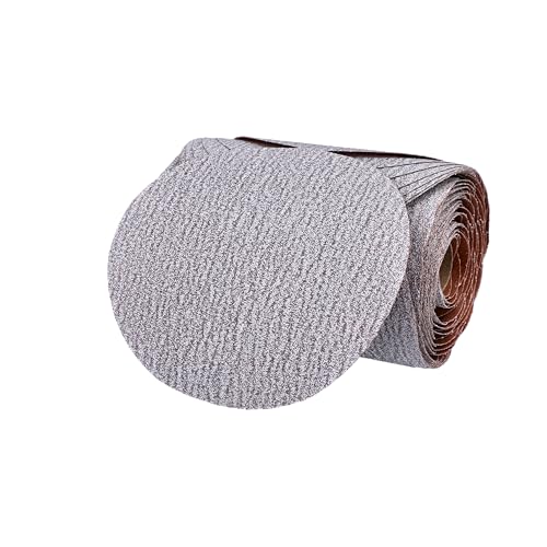 Norton A275OP PSA Adhesive Sandpaper Roll, 150 Grit Sandpaper, Woodworking and Automotive Sand Paper for Orbital Sander, 5 Inch Sanding Discs, Roll of 100 5 Inches 66261131461