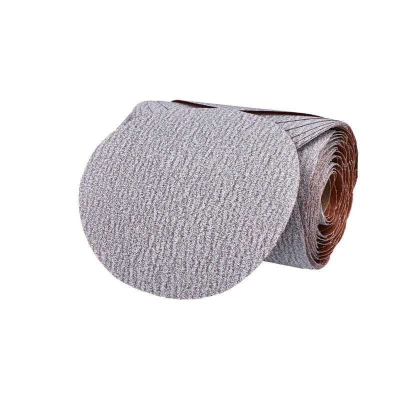 Norton A275OP PSA Adhesive Sandpaper Roll, 120 Grit Sandpaper, Woodworking and Automotive Sand Paper for Orbital Sander, 5 Inch Sanding Discs, Roll of 100 5 Inches 66261131462