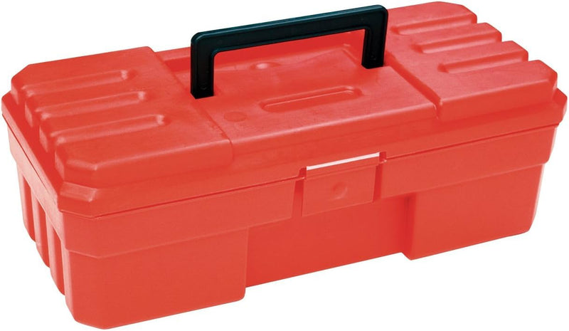Akro-Mils 12-Inch ProBox Plastic Toolbox for Tools, Hobby or Craft Storage Toolbox, Model 09912, (12-Inch x 5-1/2-Inch x 4-Inch), Red 1-Pack