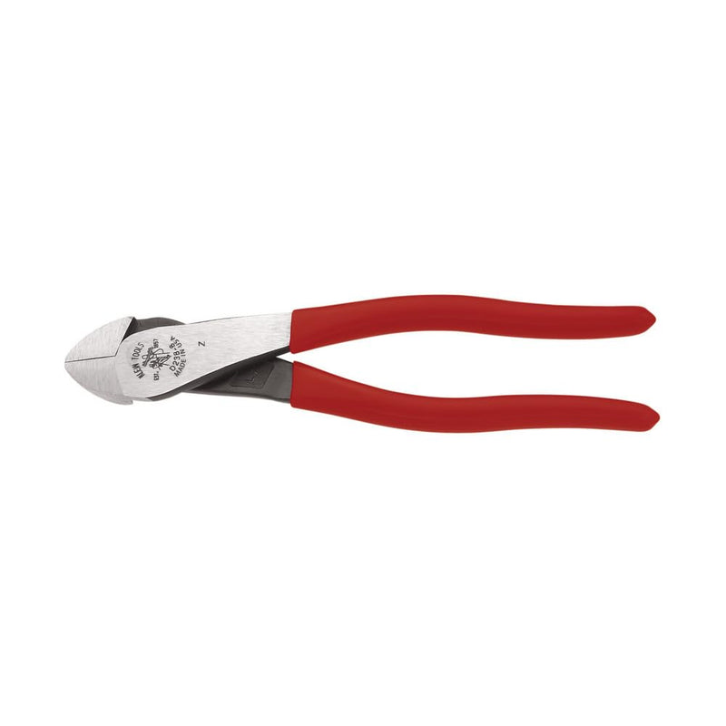 Klein Tools D238-8 Pliers, Made in USA, Diagonal Cutting Pliers with Angled Head, Short Jaws and High-Leverage Design, 8-Inch 8 inch (D238-8)