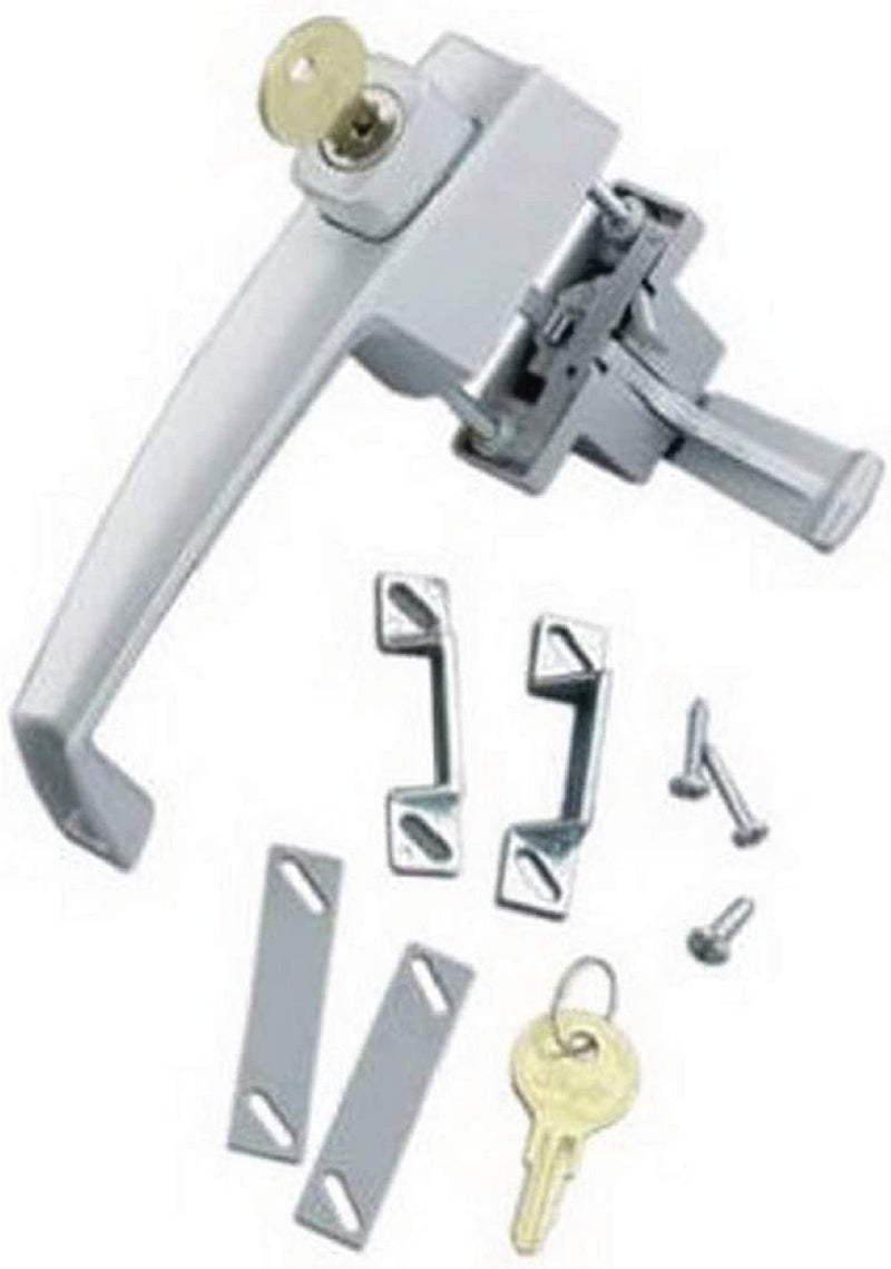 Wright Products VK333X3 Tie Down Keyed Push Button Door Latch for Screen and Storm Doors, Aluminum 1