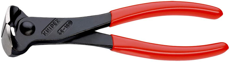 Knipex End Cutting Nipper black atramentized, plastic coated 180 mm 68 01 180 EAN 180mm with EAN-labelling Standard Packaging